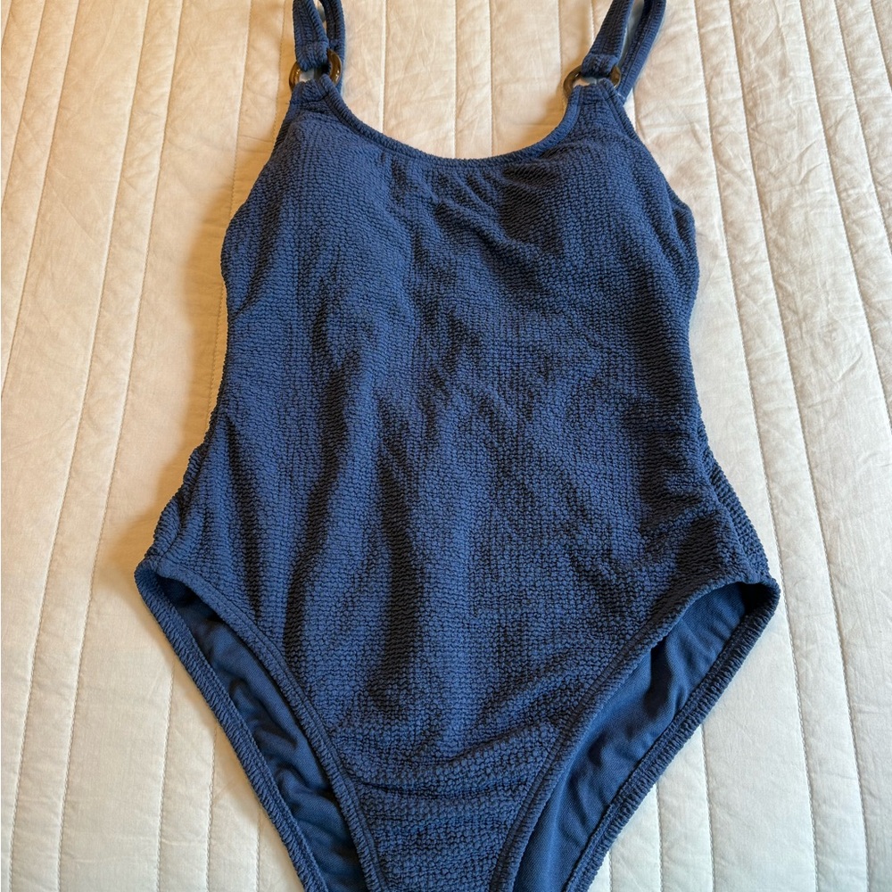 Shade & Shore Navy One Piece Swimsuit